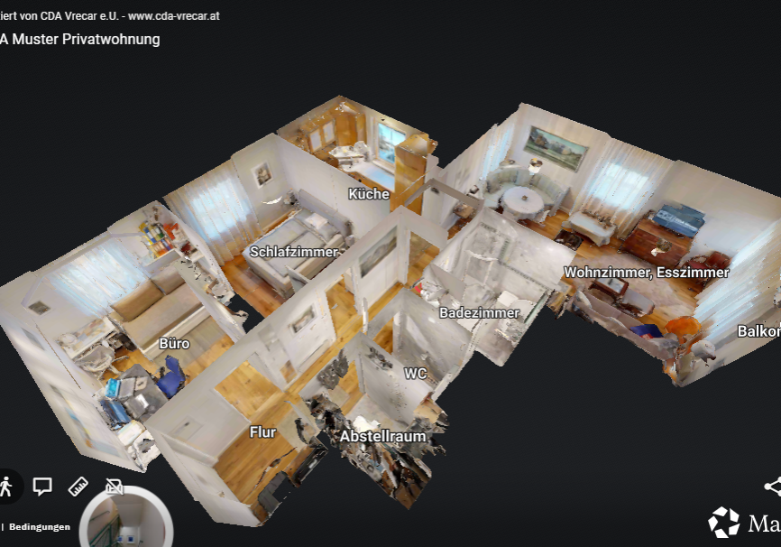 Matterport Aufnahme durch CDA Vrecar